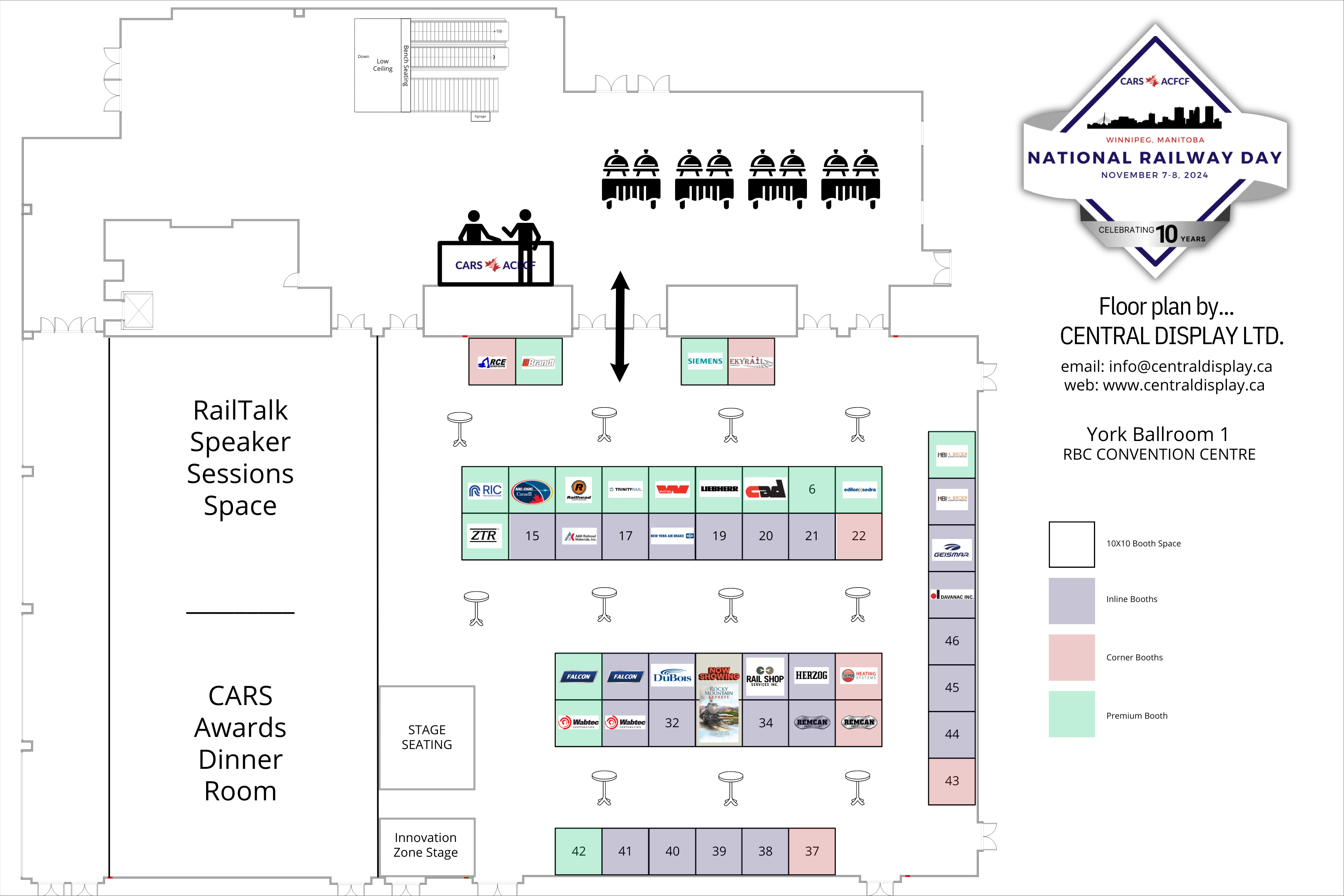 Tradeshow Floor - Updated Aug 1