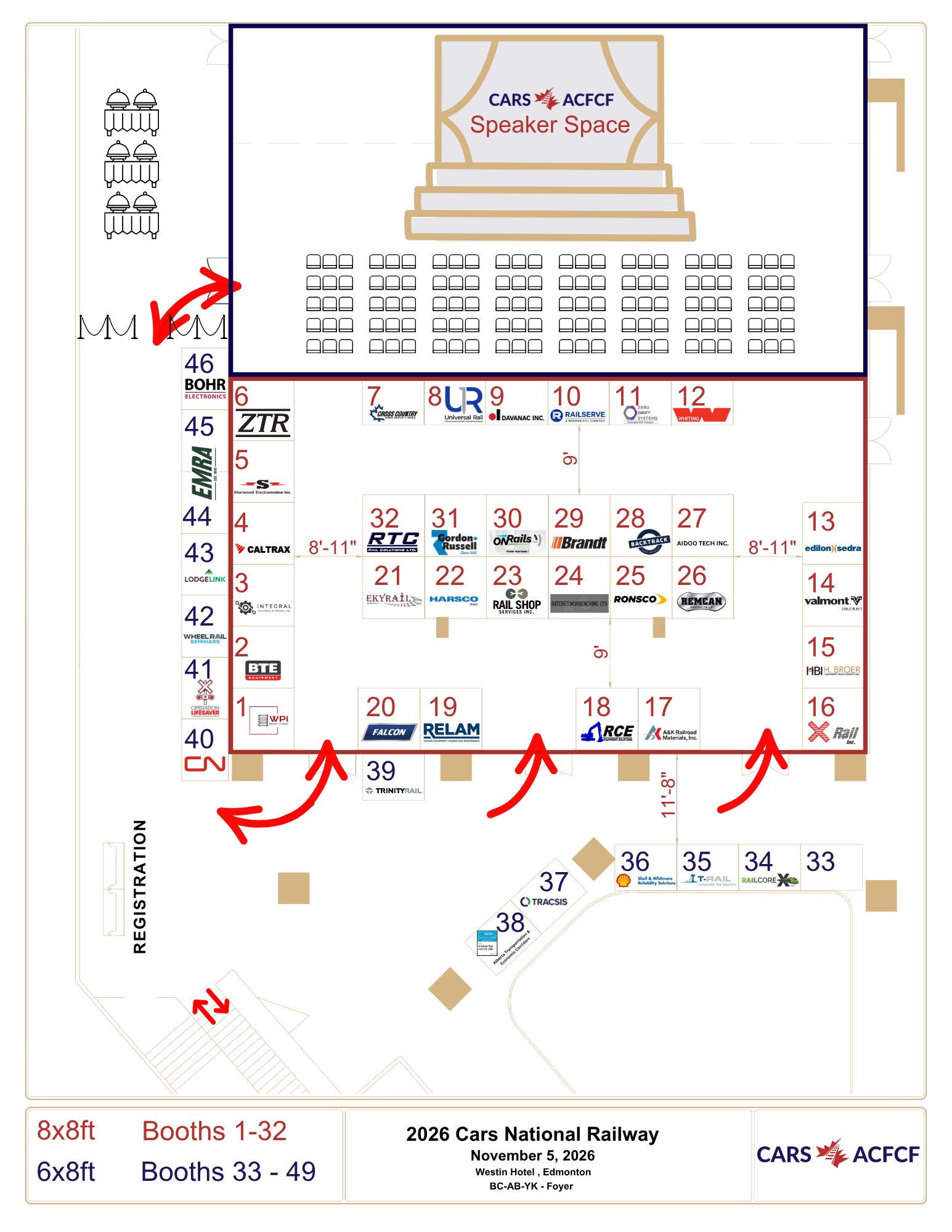 Exhibitor Booths - Oct 21st PM